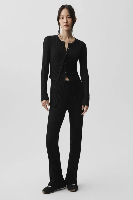 Jerséu Sunlit Cardigan - Negro