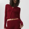 Jerséu Sunlit Cardigan - Rojo Summer Romance