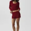 Jerséu High-Waist de punto Sunlit - Rojo «Summer Romance»