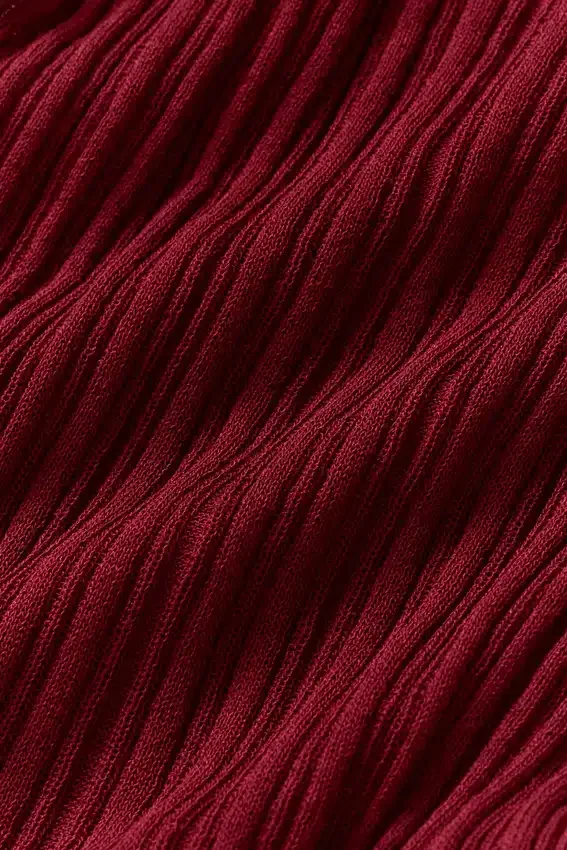 Jerséu High-Waist de punto Sunlit - Rojo «Summer Romance»