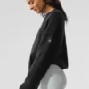 Jerséu unisex de lana y cachemira New Class con cuello redondo - Negro