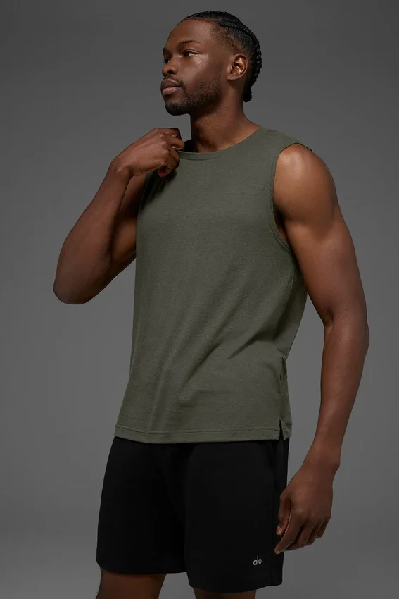 La camiseta de tirantes Triumph Muscle - Verde sigiloso
