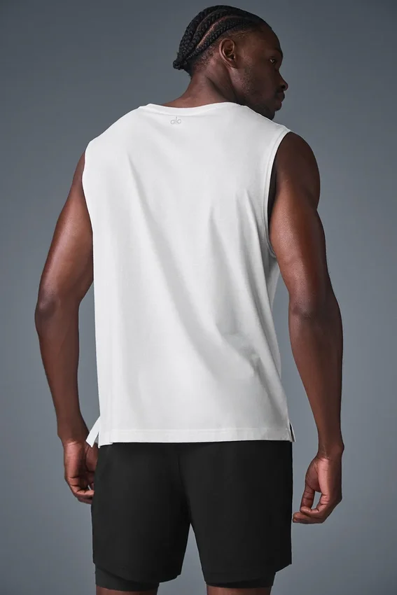 La camiseta sin mangas Triumph Muscle — Blanca