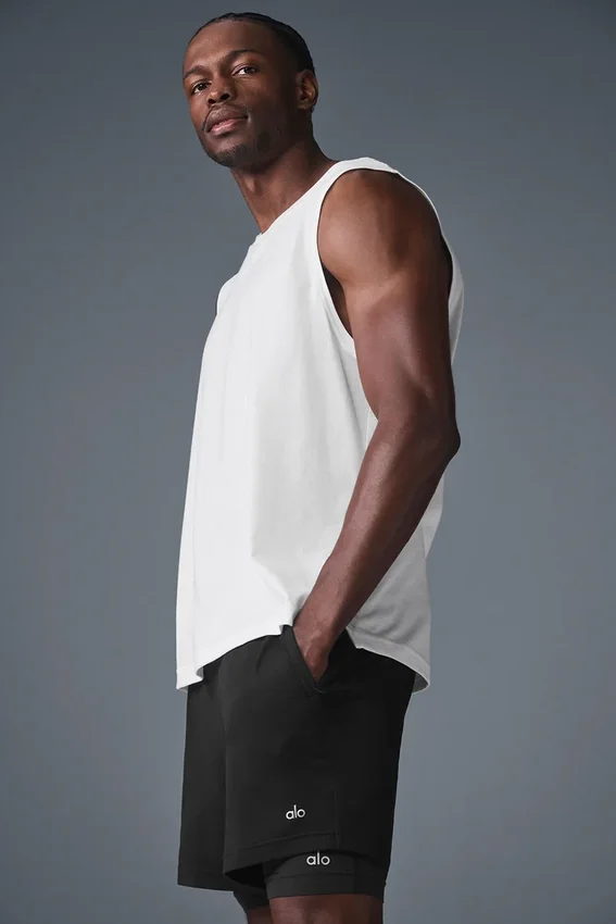 La camiseta sin mangas Triumph Muscle — Blanca