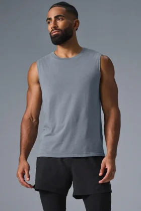 La camiseta sin mangas Triumph Muscle - Gris acero