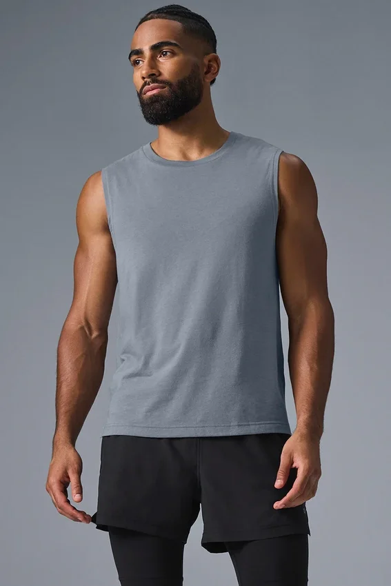 La camiseta sin mangas Triumph Muscle - Gris acero