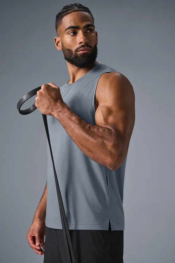 La camiseta sin mangas Triumph Muscle - Gris acero