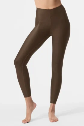 Leggings 7/8 de cintura extremadamente alta Airlift Strength - Espresso