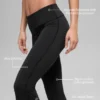 Leggings acampanados con cintura doblable Alo Softsculpt – Negro