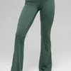 Leggings acampanados con doble vuelta de 7/8 Alo Softsculpt - Verde trébol