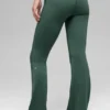 Leggings acampanados con doble vuelta de 7/8 Alo Softsculpt - Verde trébol
