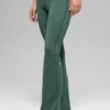 Leggings acampanados con doble vuelta de 7/8 Alo Softsculpt - Verde trébol