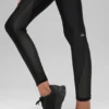 Leggings Airlift Rebel de cintura High-Waist y 7/8 - Negro