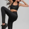 Leggings Airlift Rebel de cintura High-Waist y 7/8 - Negro