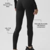 Leggings Alo Softsculpt 7/8 Define - Negro
