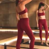 Leggings Alo Softsculpt 7/8 Define - Rojo Summer Romance