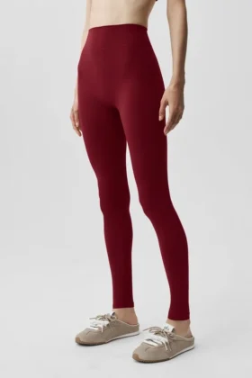 Leggings Alo Softsculpt 7/8 Define – Rojo Summer Romance