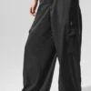 Leggings ancho y transparente «Game Time» - Negro
