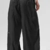 Leggings ancho y transparente «Game Time» - Negro