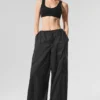 Leggings ancho y transparente «Game Time» - Negro