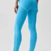 Leggings de cintura alta «Heart Throb» con efecto Airbrush — Azul celeste/Blanco