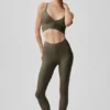 Leggings Evolve High-Waist de Airlift - Olive Tree