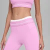 Leggings High-Waist 7/8 «Better Together» — Rosa Candy Heart/Blanco