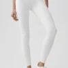 Leggings High-Waist Airbrush Fast Track - Blanco/Negro