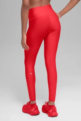 Leggings High-Waist Airlift Winter Warm — Rojo brillante