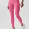 Leggings High-Waist Alo Softsculpt - Rosa paraíso