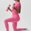 Leggings High-Waist Alo Softsculpt - Rosa paraíso
