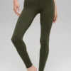 Leggings High-Waist Alo Softsculpt - Verde oliva