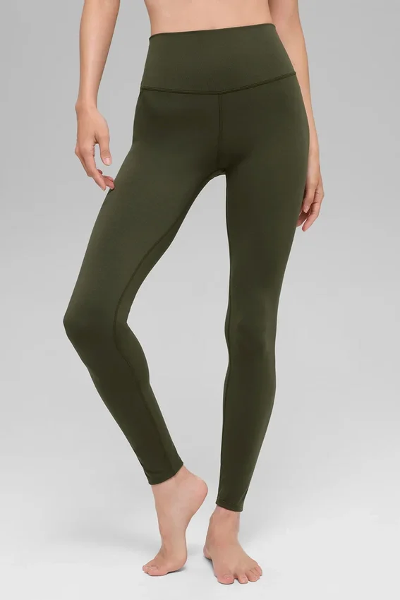 Leggings High-Waist Alo Softsculpt - Verde oliva