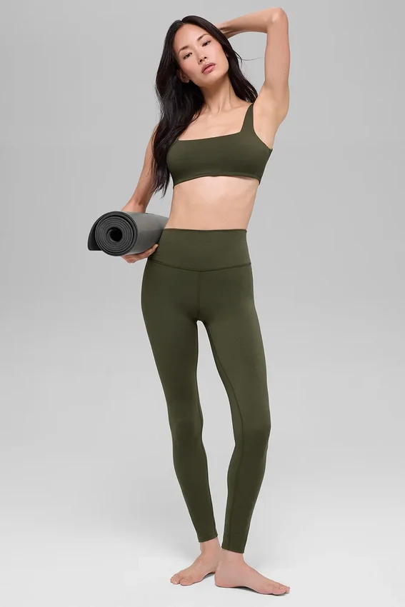 Leggings High-Waist Alo Softsculpt - Verde oliva