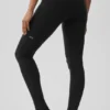Leggings «High-Waist Goddess Legging» de Airbrush - Negro
