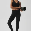 Leggings «High-Waist Goddess Legging» de Airbrush - Negro