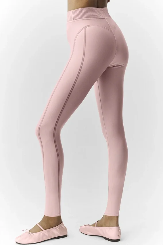Leggings Mirage 7/8 de la línea Airlift - Rosa champán