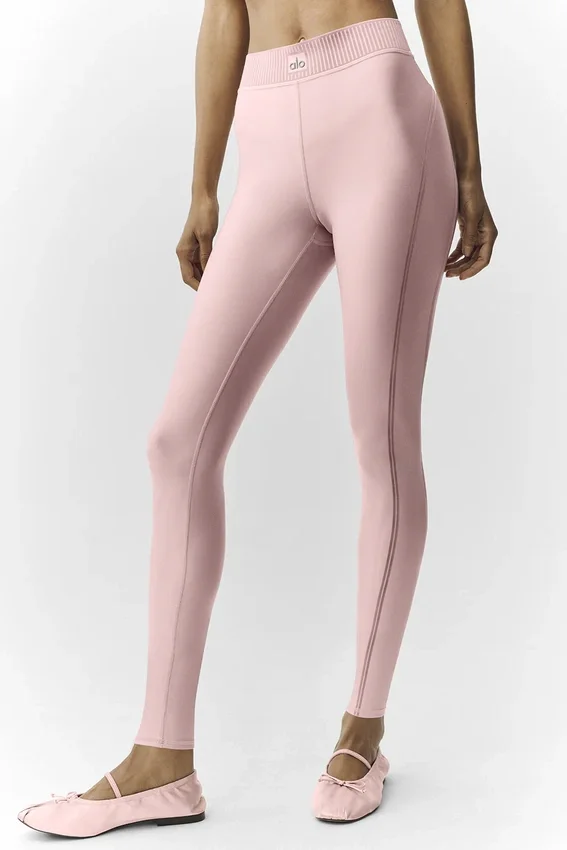 Leggings Mirage 7/8 de la línea Airlift - Rosa champán