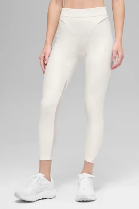 Leggings Rebel High-Waist 7/8 de Airlift - Marfil