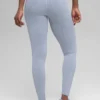 Leggings sin costuras High-Waist con diseño acanalado en dos tonos - Winter Frost Heather