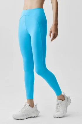 Leggings Superset High-Waist 7/8 Alo Softsculpt – Azul celeste