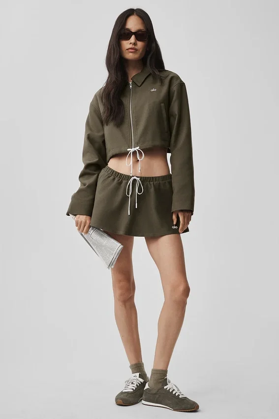 Microfalda de talle bajo favorita de los fans - Olive Tree