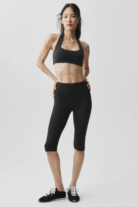 Pantalón capri Alo Softsculpt Shoreline - Negro