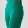 Pantalón capri High-Waist Airbrush de 16" - Emerald Isle