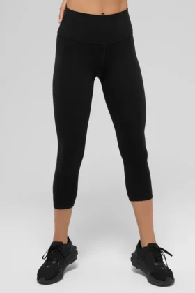 Pantalón capri High-Waist Airbrush de Alo | Leggings para mujer