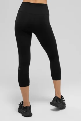 Pantalón capri High-Waist Airbrush de Alo | Leggings para mujer