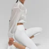Pantalón capri High-Waist Airbrush de Alo | Leggings para mujer