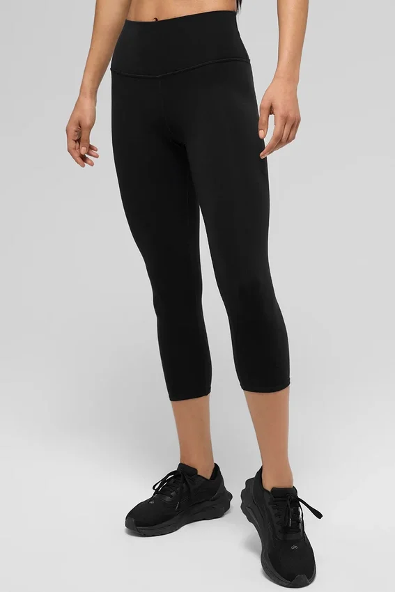 Pantalón capri High-Waist Airbrush de Alo | Leggings para mujer