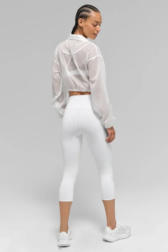 Pantalón capri High-Waist Airbrush de Alo | Leggings para mujer