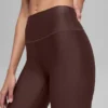 Pantalón capri High-Waist Airlift de 16'' - Brownstone